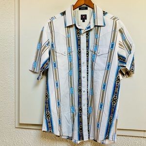 Men’s Panhandle Western Shirt Short Sleeve X Large Slim